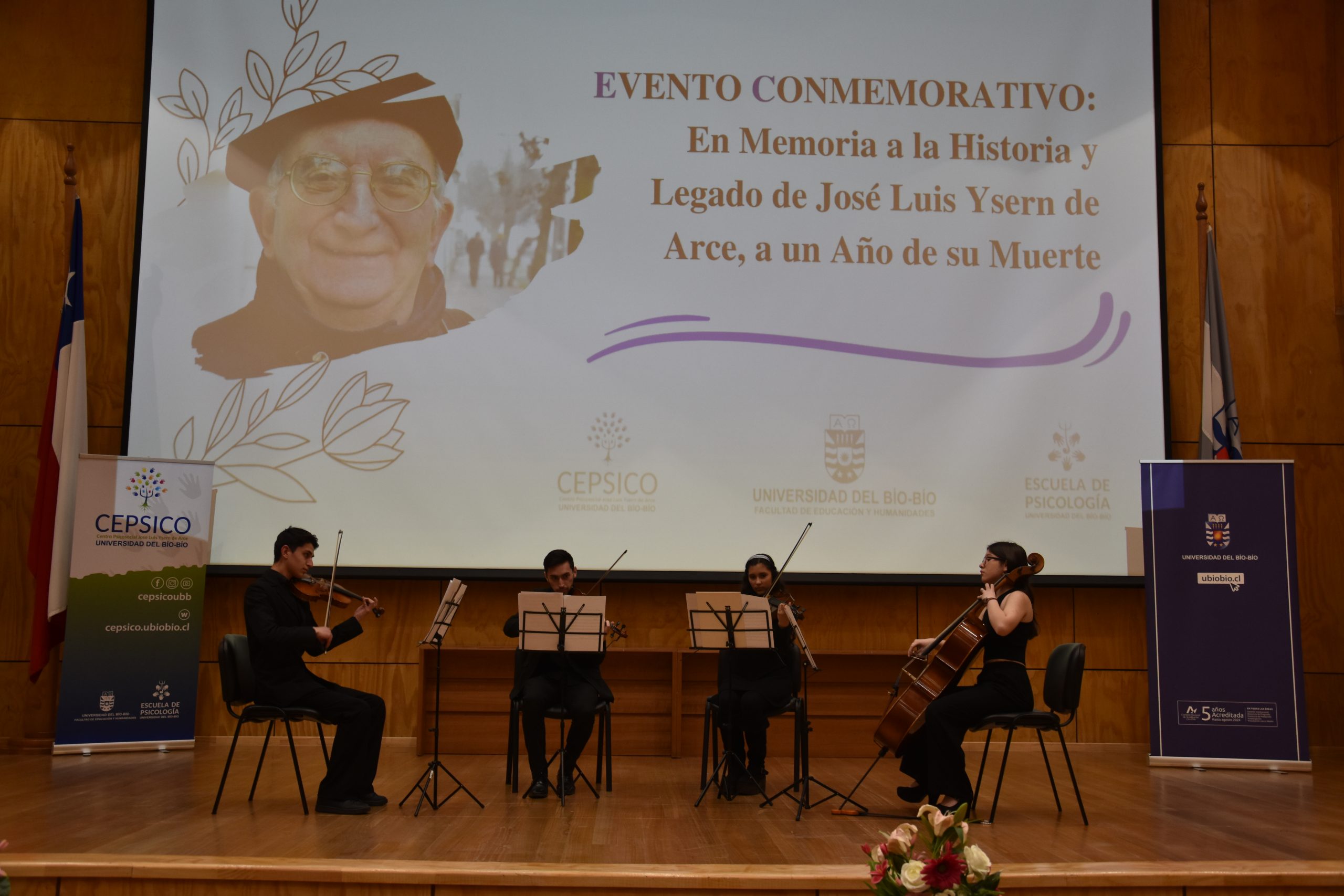 CEPSICO y Escuela de Psicología UBB homenajearon al Padre José Luis Ysern a un año de su fallecimiento