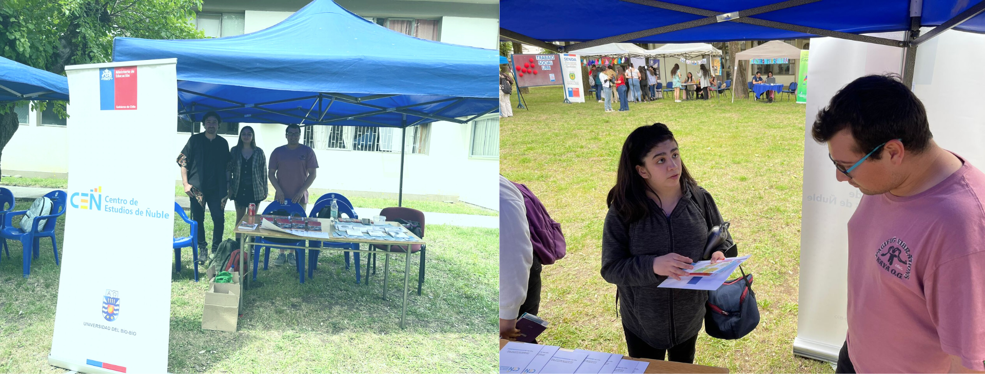 Centro de Estudios Ñuble se hace presente en la Feria de Prácticas de la escuela de Trabajo Social de la UBB