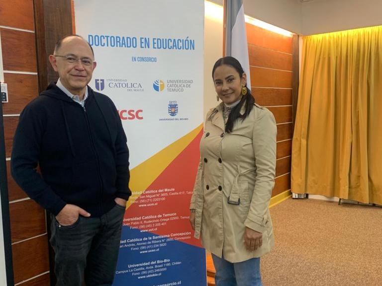 Doctoranda de la Universidad de Santiago de Cali realizó estancia doctoral en la Facultad de Educación y Humanidades UBB