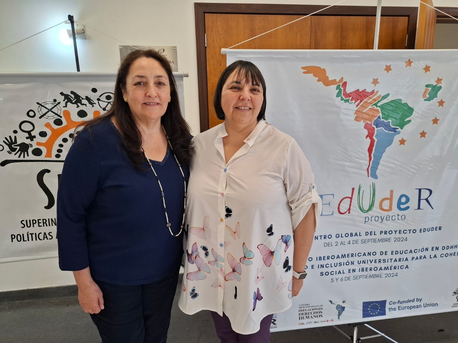 Académicas UBB participan en encuentro Global EDUDER y en III Congreso Iberoamericano de Educación en DDHH realizado en Brasil