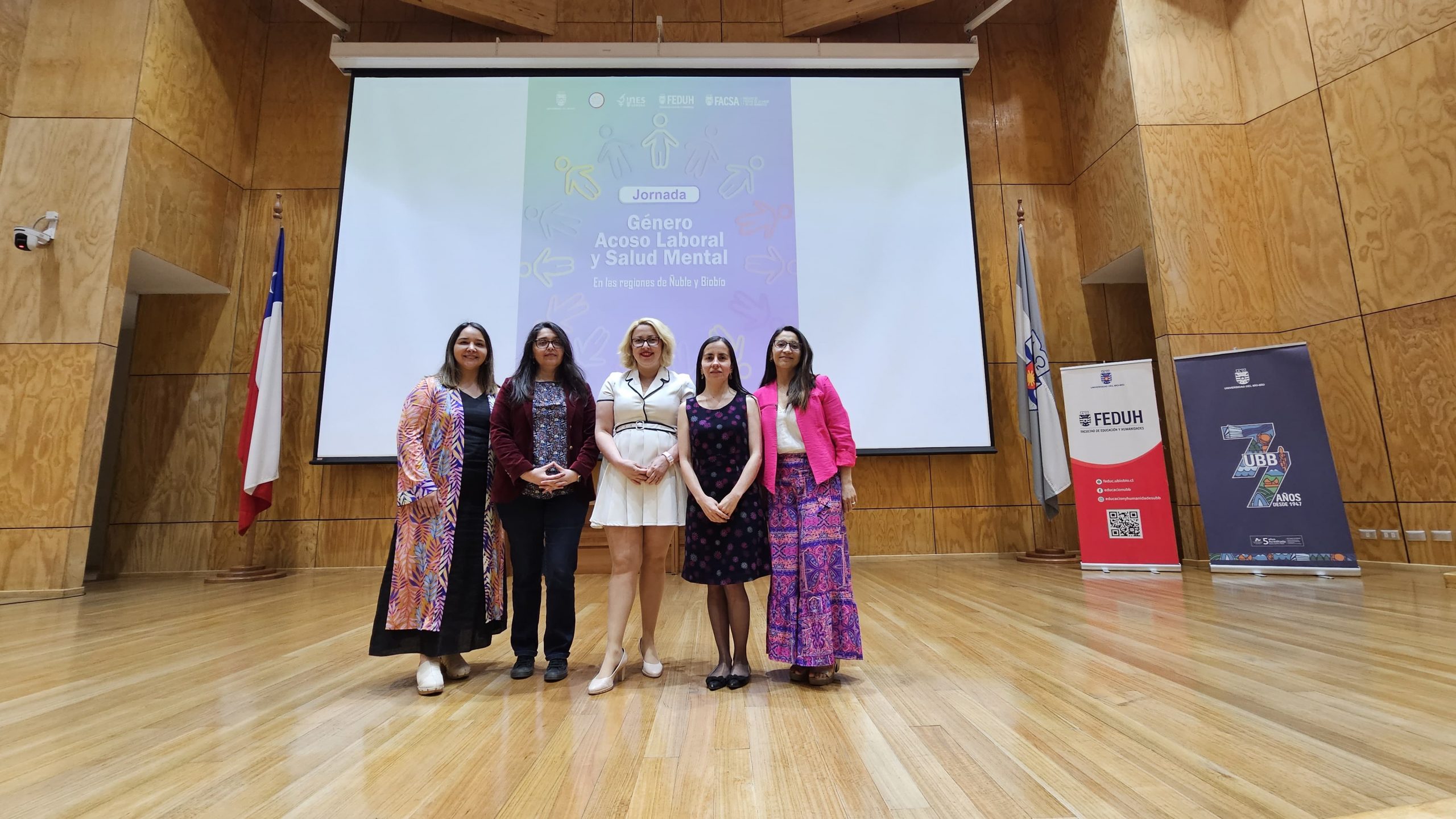 Realizan Jornada de Género, Acoso Laboral y Salud Mental en la UBB