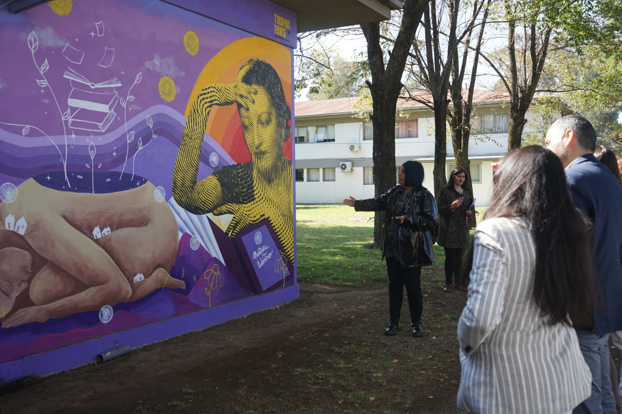 UBB y Agrupación Pintarte inauguran murales en el Campus La Castilla
