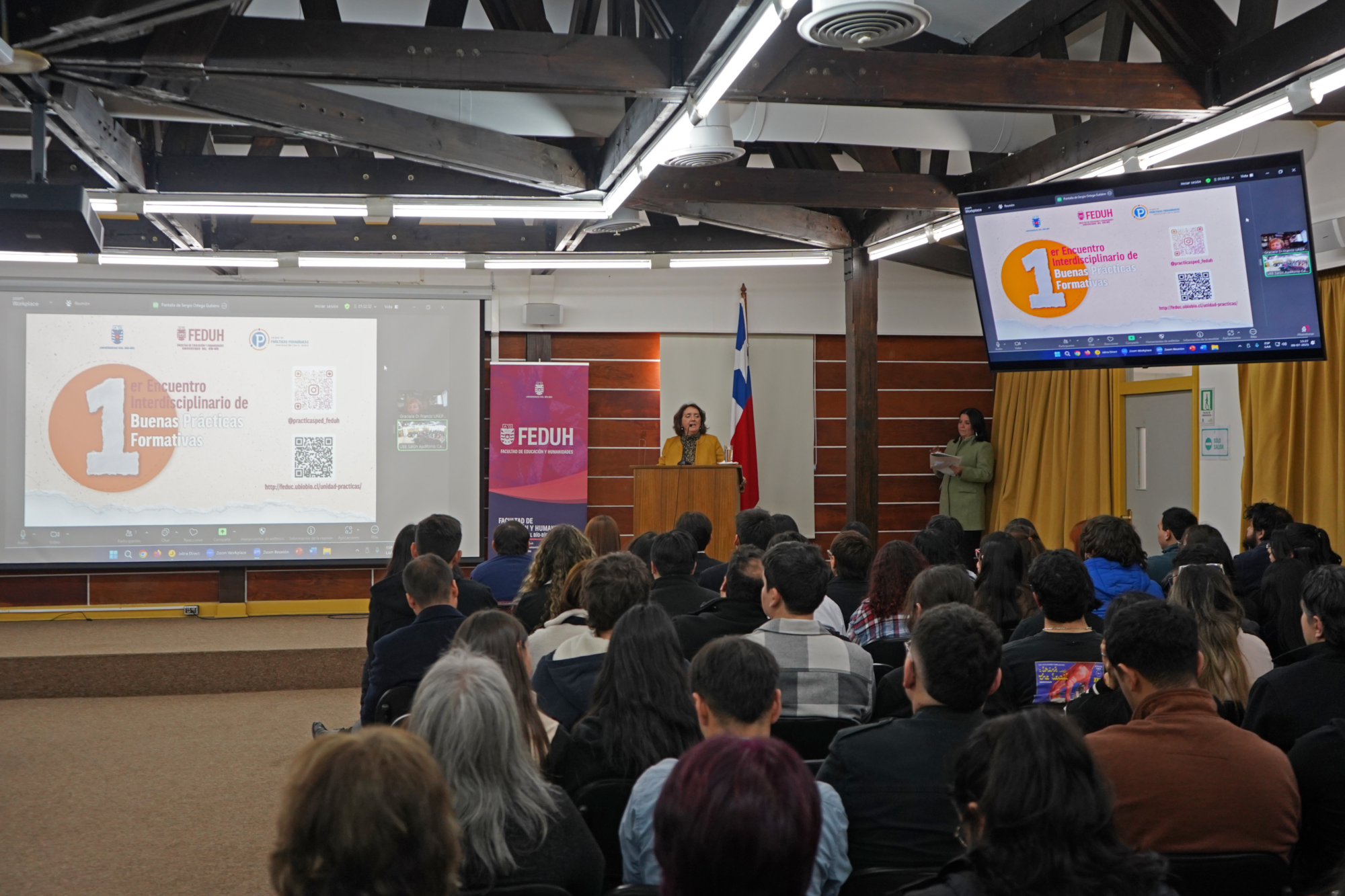 Con éxito se realiza el Primer Encuentro Interdisciplinario de Buenas Prácticas Formativas en la UBB