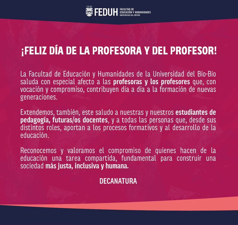 Facultad de Educación y Humanidades Universidad del Bío-Bío