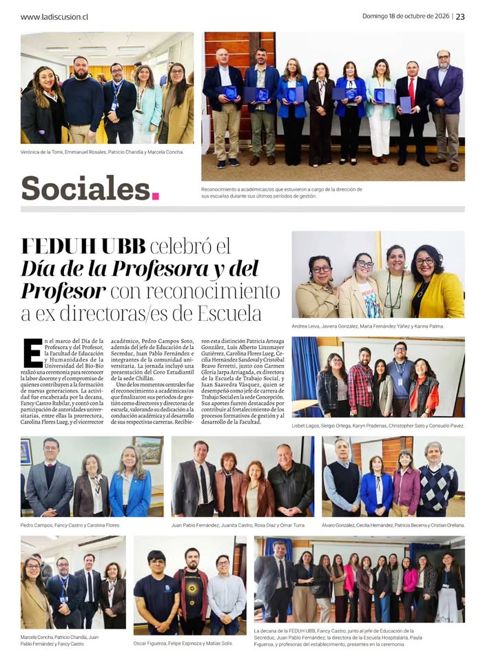 Facultad de Educación y Humanidades Universidad del Bío-Bío