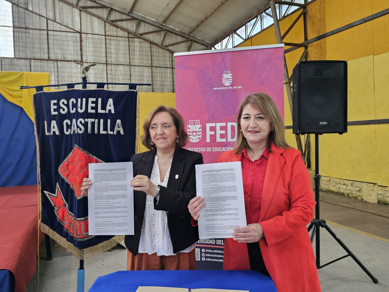 FEDUH UBB y Escuela la Castilla lanzan proyecto para fortalecer habilidades artísticas y tecnológicas