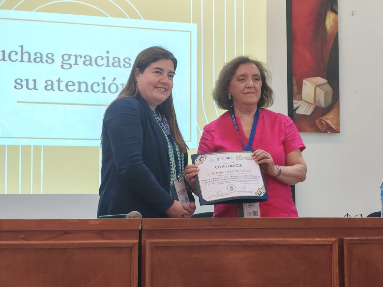 Decana Dra. Fancy Castro expuso sobre liderazgo pedagógico y formación docente en Congreso Internacional RIILPE- UADY, México