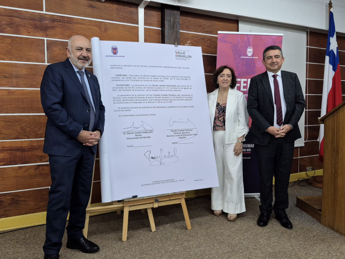 UBB y SLEP Valle Diguillín fortalecen la educación pública con convenio de colaboración bidireccional