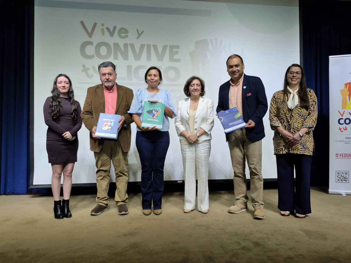 FEDUH UBB realizó lanzamiento de cuadernos didácticos y cierre del proyecto Vive y Convive tu Liceo