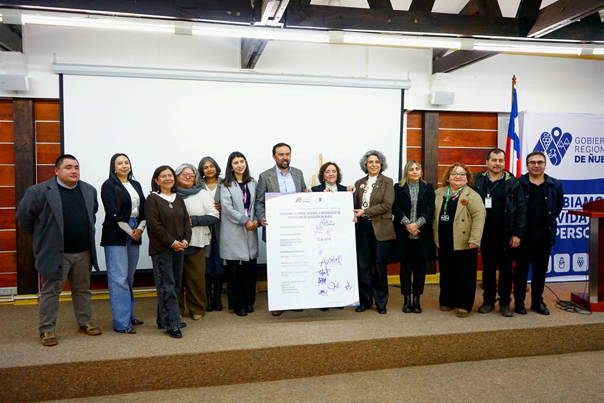 Gobierno Regional de Ñuble y UBB lanzan Programa de Apoyo Integral para Residencias de Protección