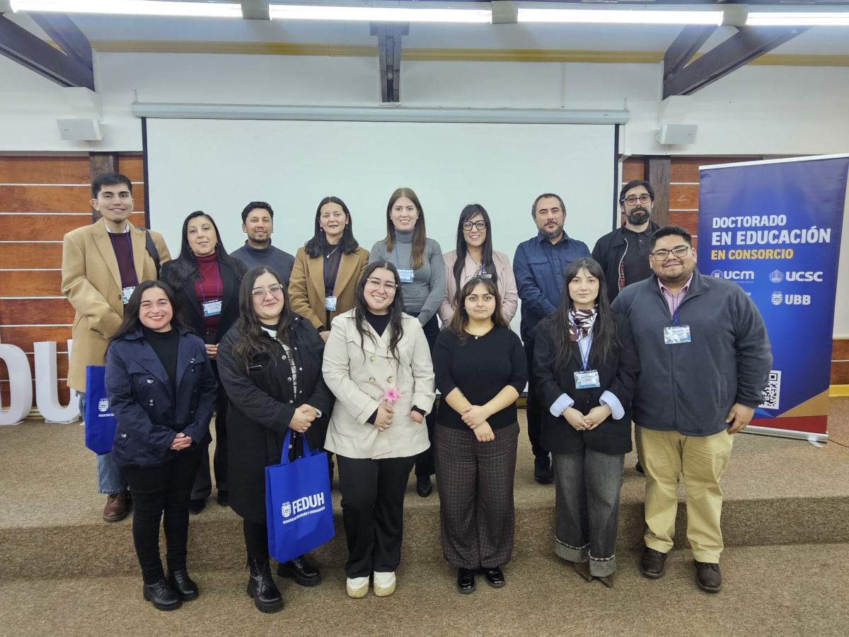 Estudiantes del Doctorado en Educación en Consorcio UBB realizaron IV Coloquio “Compartiendo Saberes”
